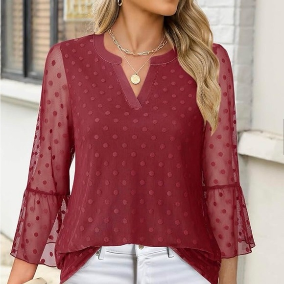 𝓔𝓵𝓮𝓰𝓪𝓷𝓣 𝓑𝓾𝓻𝓰𝓾𝓷𝓭𝔂 𝓟𝓸𝓵𝓴𝓪 𝓓𝓸𝓣 𝓦𝓸𝓶𝓮𝓷'𝓼 𝓣𝓸𝓹 - Picture 2 of 3